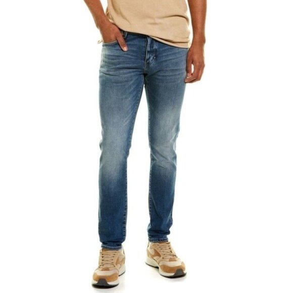 Neuw Denim Mens Iggy Skinny Jean Blue 30x32” Jeans NWT Organic Medium Wash - Picture 1 of 9